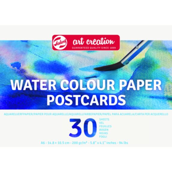 Papier pour Aquarelle 10,5x14,8cm 200gr 30 Feuilles - TALENS ART CREATION