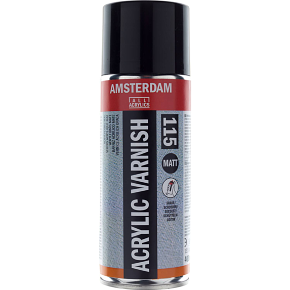 Aérosol vernis peinture acrylique 115 Mat 400ml - AMSTERDAM