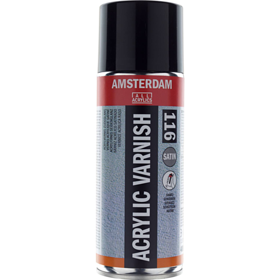 Aérosol vernis peinture acrylique 116 Satiné 400ml - AMSTERDAM