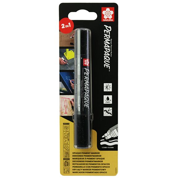 2 Marqueurs Pointe Fine Noir - SAKURA