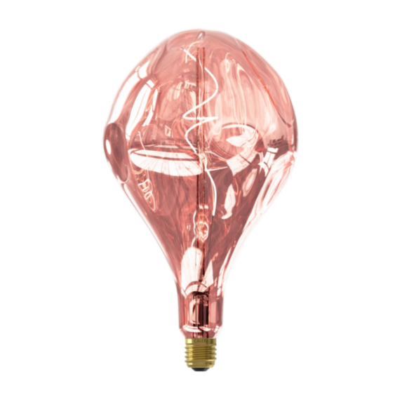 Ampoule déco LED Organic Evo E27 6W 80lm 1800K Rosé - CALEX