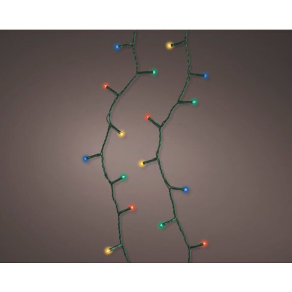 Guirlande électrique clignotante extérieure multicolore 100 leds 5m