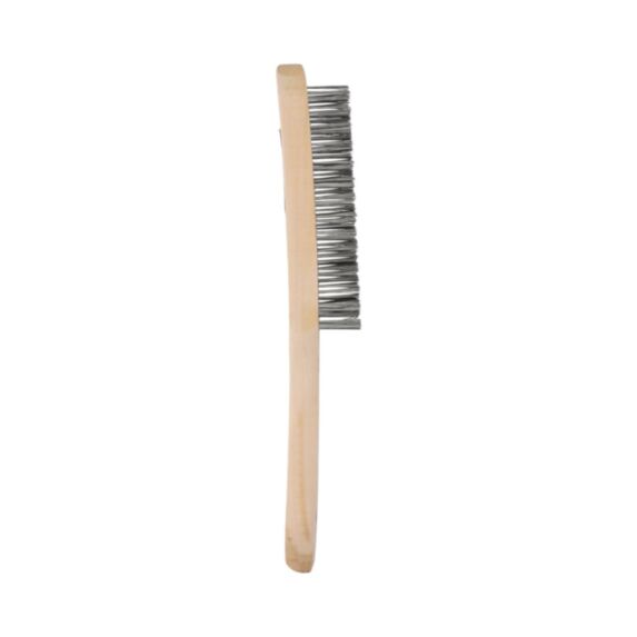 Brosse main + manche bois 290x45mm acier/bois - NORTON