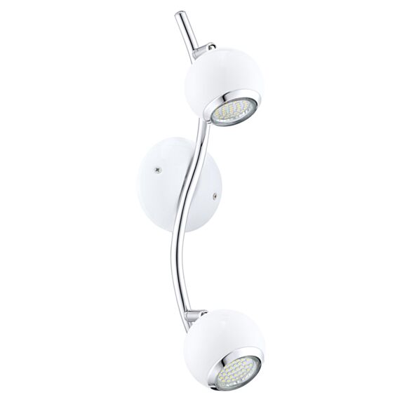 Reglette 2 spots BIMEDA blanc GU10 led - EGLO