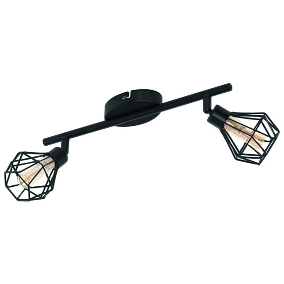 Spot Zapata en acier noir G9-LED 2 x 3W 3000K - EGLO