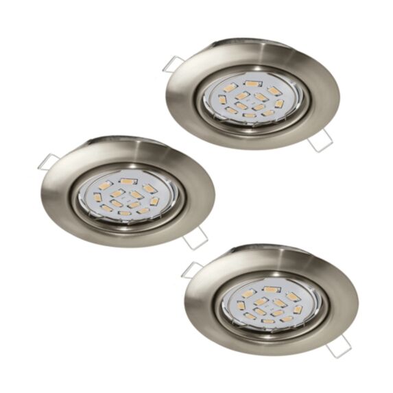 3 spots orientables LED à encastrer Peneto EGLO