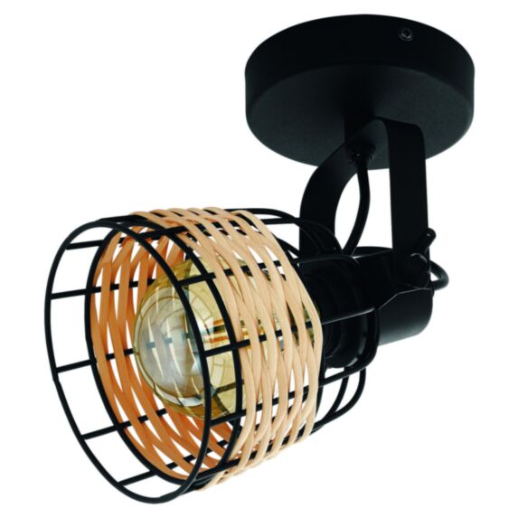 Spot Anwick 1 Acier E27 40W Noir