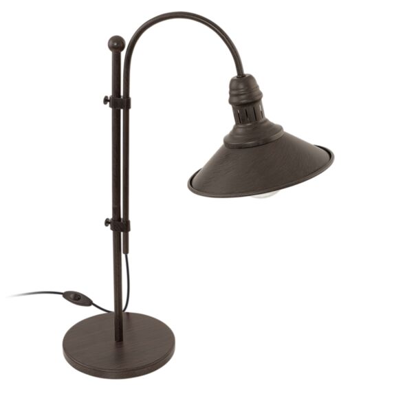 Lampe stockbury marron acier h41cm - EGLO