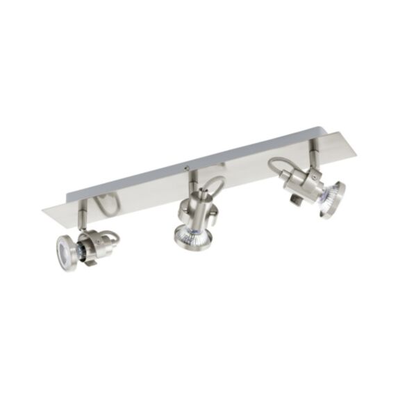 Réglette 3 lumières Tukon3 LED/3,3W acier/nickel mat