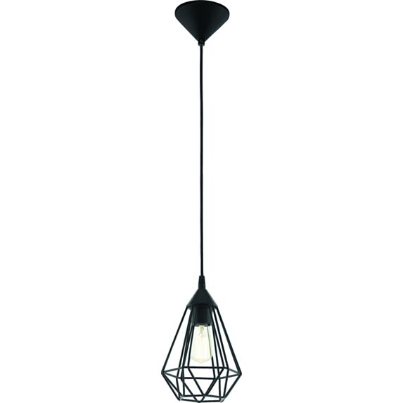 Suspension Tarbes noir ø 325 mm E27 1 x 60W - EGLO