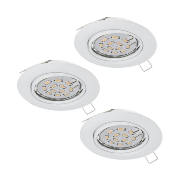 Spots orientables (x3) PENETO LED/5W rond blanc