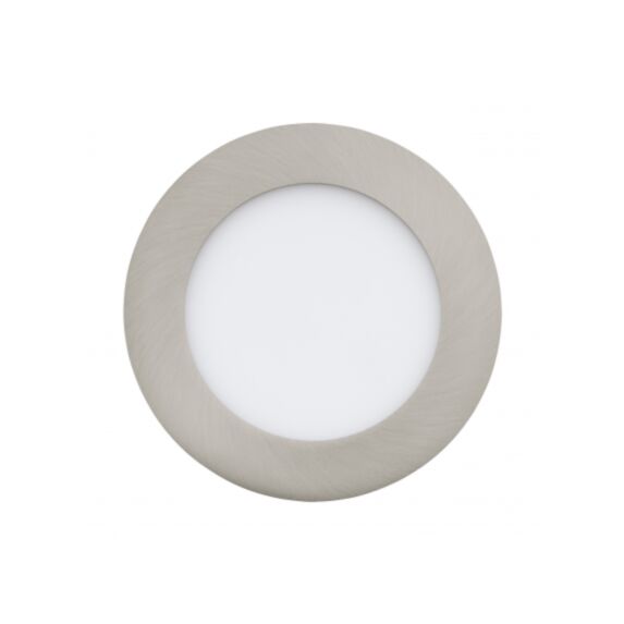 Spot encastrable nickelé mat Fueva 1 LED Ø 12 cm 600 lm 5,5 W EGLO