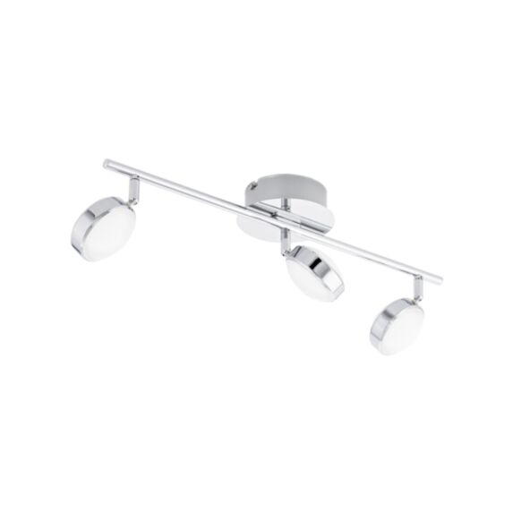 Réglette 3 lumières Salto LED/5,4W acier/chrome