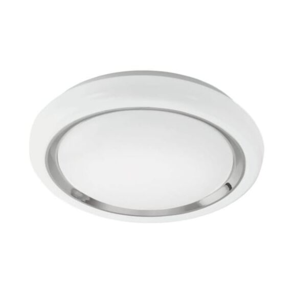 LUMINAIRE CENTER Plafonnier CAPASSO blanc Diamètre 34 Cm