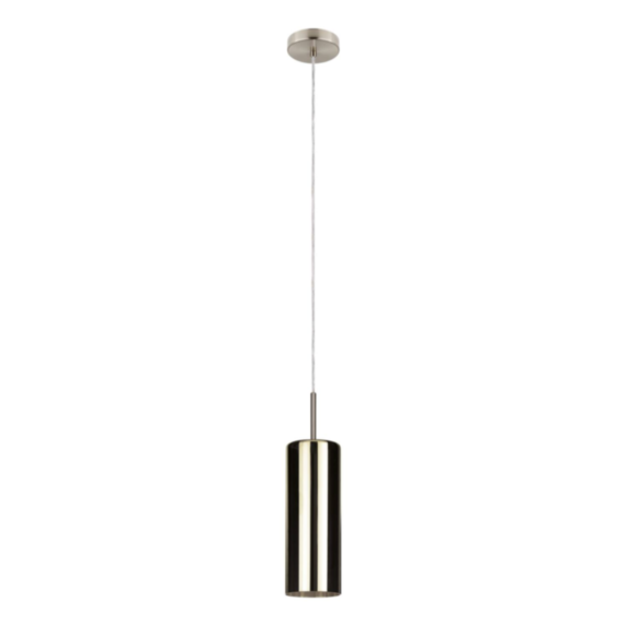 Suspension Selvino Ø10 x H110 cm IP20 E27 verre satin doré - EGLO