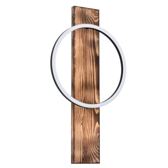 Applique murale LED Boyal acier/bois 12W bois foncé - EGLO