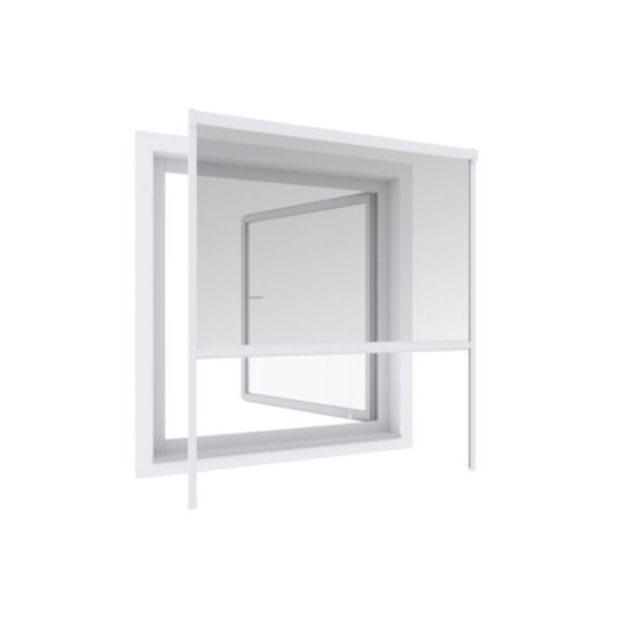 Moustiquaire enrouleur PVC 130x160cm blanc - INSECT PROTECT