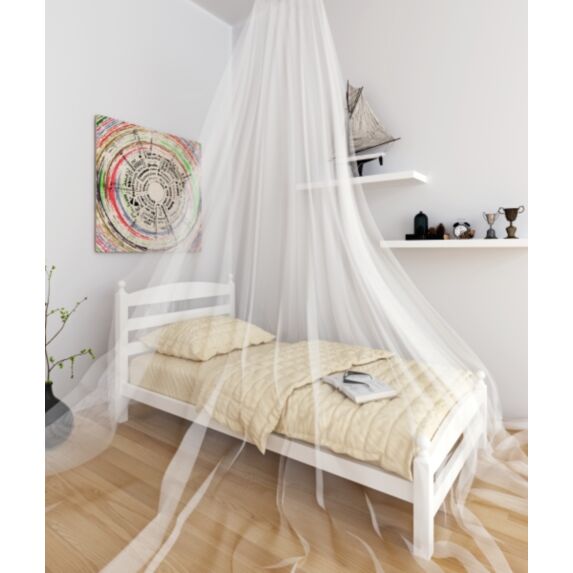 Moustiquaire ciel de lit 1 personne simple L8,5xH2,2m - WINDHAGER