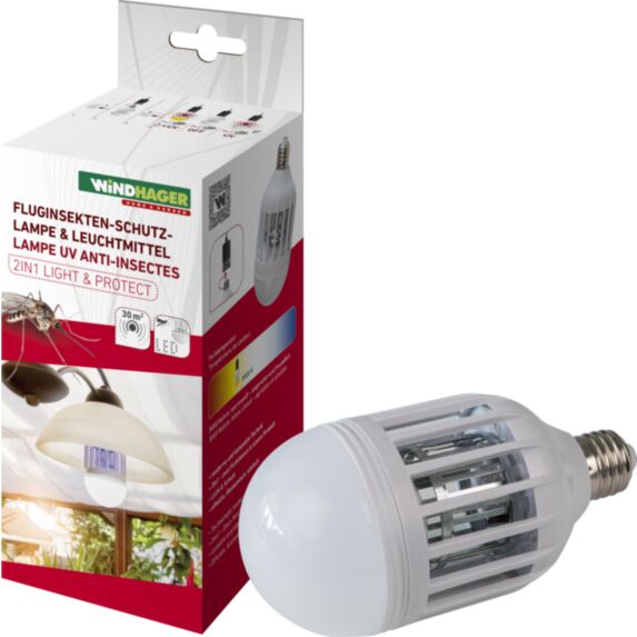 Ampoule LED anti-insectes 2 en 1 - WINDHAGER