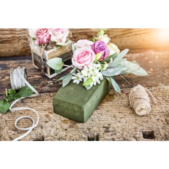 Mousse florale verte 22,5x10,5x6,5cm