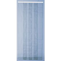 Rideau de porte Moustiquaire Arles 4 bandes L1xH2,20m Gris - MOREL