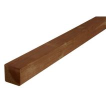 Poteau Carré Marron 7x7x180cm - CERLAND