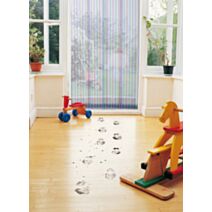 Rideau Moustiquaire L1xH2,20m rayures multicolores - MOREL