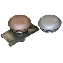 chapeau de toiture rond - tuile + ardoise - AUTOGYRE