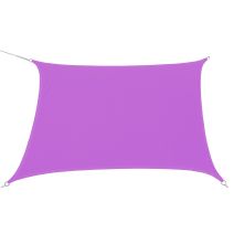 Voile d'ombrage rectangulaire 2 x 1.40 m - violine - JARDILINE