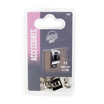 6 pinces-clip N°2 - 6-9 mm pour sous-verres