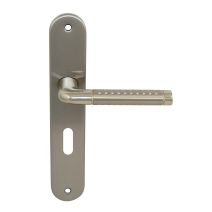 Poignées de porte clé Tolbiac acier + nickel mat - B BEAUTY