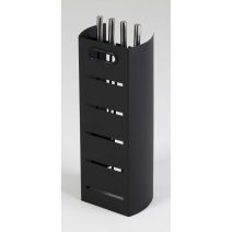 Serviteur chauffage au bois Tower noir 58cm - ATELIER DIXNEUF