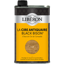 Cire antiquaire « black bison » liquide 0.5l - Noyer -LIBERON