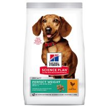 Croquettes chien Small & Mini Light poulet 1,5kg - HILL'S SCIENCE PLAN