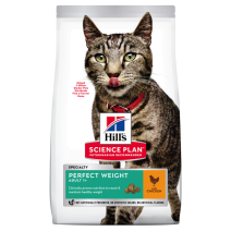 Croquettes chat Perfect Weight poulet 2,5kg - HILL'S SCIENCE PLAN