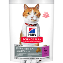 Croquettes chat stérilisé Canard 1,5kg - HILL'S SCIENCE PLAN