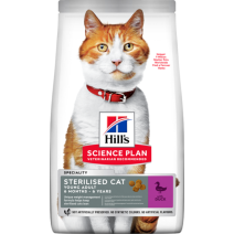 Croquettes chat stérilisé Canard 7kg - HILL'S SCIENCE PLAN