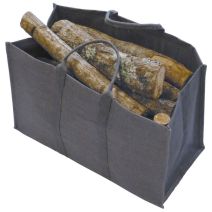 Sac à bûches Natureo gris lin - DIXNEUF