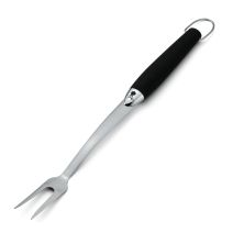 Fourchette premium en acier inoxydable, noir