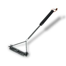 Brosse de nettoyage en T 53 cm poils acier inox - WEBER