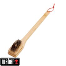 Brosse de nettoyage barbecue en bambou 46cm