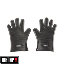 Accessoire barbecue gants en silicone noir