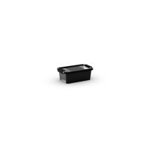 boite de rangement bibox en plastique noire 3l - KIS