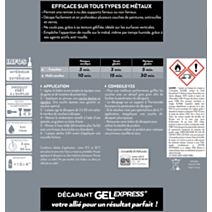 Décapant gel express spécial fer 0.25l - V33