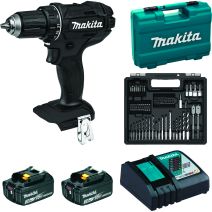 Perceuse-visseuse DDF482FX1B + 2 batteries 18V 3Ah - MAKITA