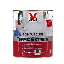 Peinture sol trafic extrême satin 2,5L Gris clair - V33