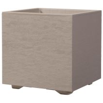 Pot 25cm taupe gravity