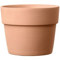 Cache-pot 15cm terre rosée perfetto white