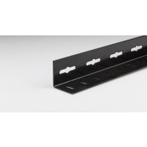 Profilé acier cornière platrière noir galvanisé mm.25x25