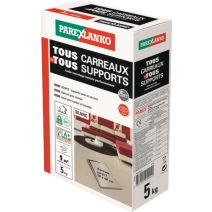 Colle carrelage tous carreaux tous supports blanc 5 kg - PAREXLANKO